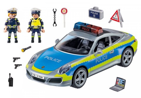 Playmobil Zestaw z pojazdem Porshe 911 70066 Porshe 911 Carrera 4s Policja