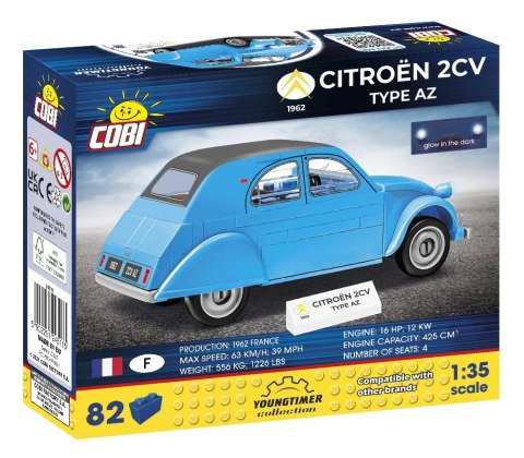 Cobi Klocki Citroen 2CV Type AZ 1962