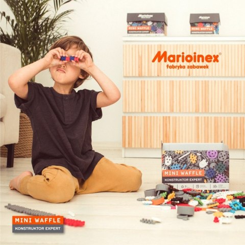 Marioinex Klocki Mini Waffle Konstruktor Expert 501 elementów