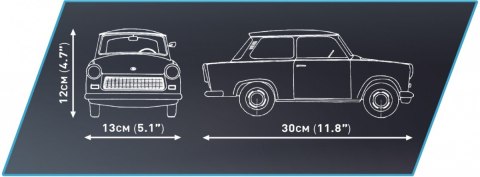 Cobi Klocki Klocki Trabant 601