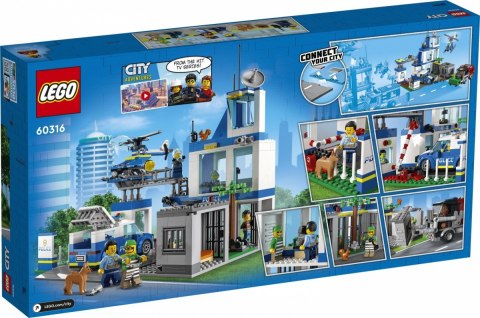 LEGO Klocki City 60316 Posterunek policji