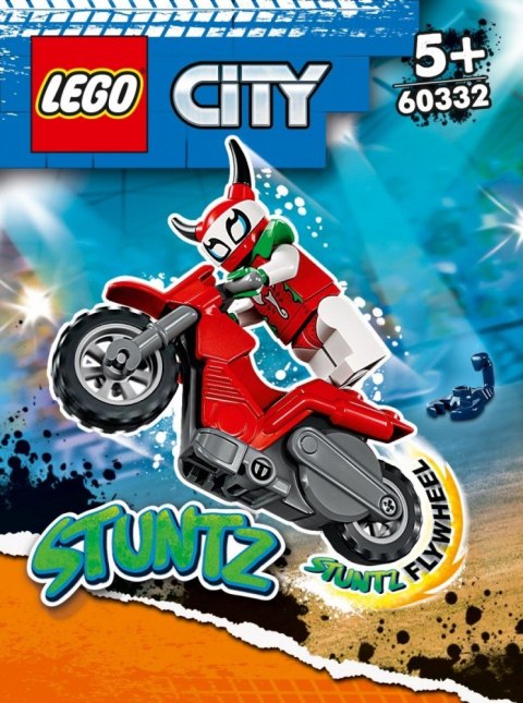 LEGO Klocki City 60332 Motocykl kaskaderski brawurowego skorpiona