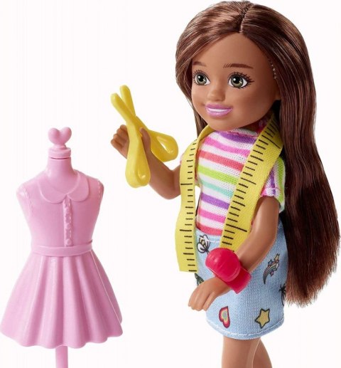 Mattel Lalka Barbie Chelsea Możesz być Kariera Projektantka mody