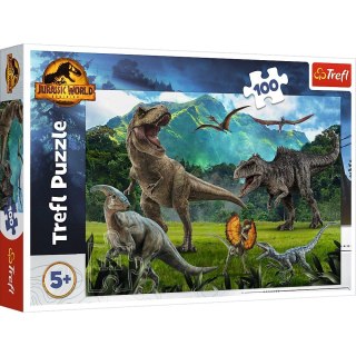 Trefl Puzzle 100 elementów Dinozaury Park Jurajski