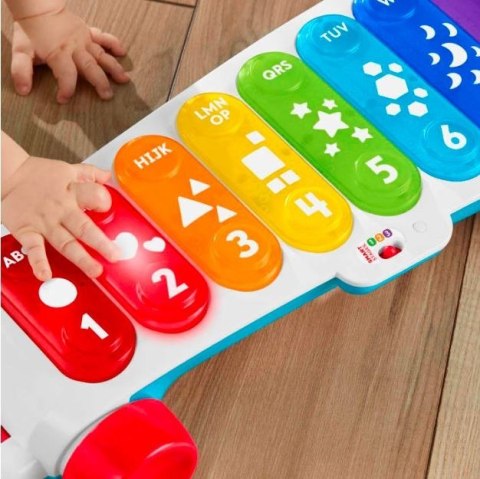 Fisher Price Zabawka muzyczna Duży edukacyjny ksylofon do ciągnięcia