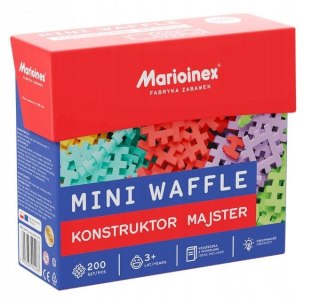 Marioinex Klocki Mini Waffle - Konstruktor Majster 200 elementów