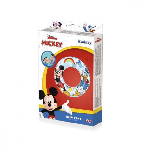 BESTWAY Koło do pływania Disney Mickey i Przyjaciele 56 cm