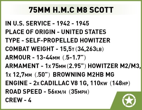 Cobi Klocki Klocki H.M.C M8 Scott