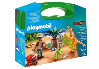 Playmobil Klocki Dinos 70108 Skrzyneczka Odkrywca dinozaurów