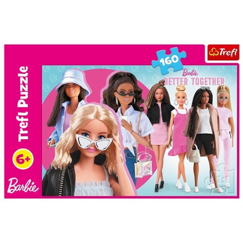 Trefl Puzzle 160 elementów Barbie i jej świat