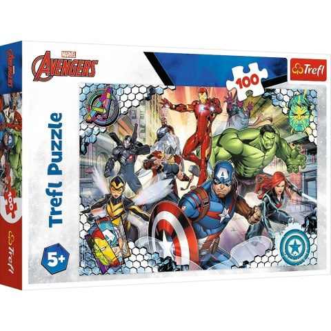 Trefl Puzzle 100 elementów Sławni Avengers