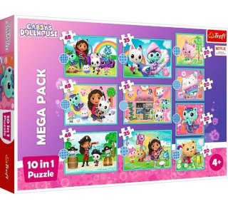 Trefl Puzzle 10w1 W świecie Gabi Gabby Dollhouse