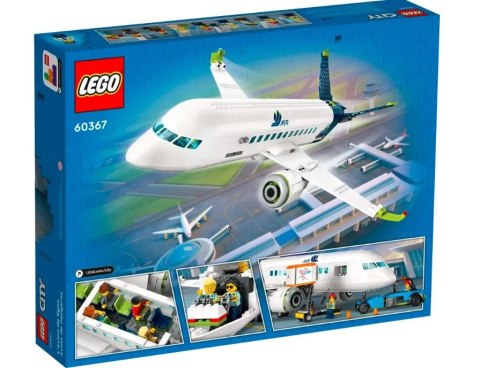 LEGO City 60367 Klocki Samolot pasażerski