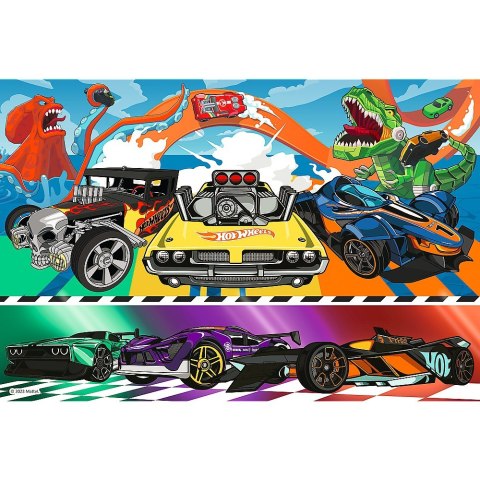 Trefl Puzzle 100 elementów Pędzące samochody Hot Wheels