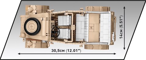 Cobi Klocki Klocki Kubelwagen Personenkraft wagen Typ 82