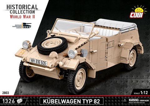 Cobi Klocki Klocki Kubelwagen Personenkraft wagen Typ 82