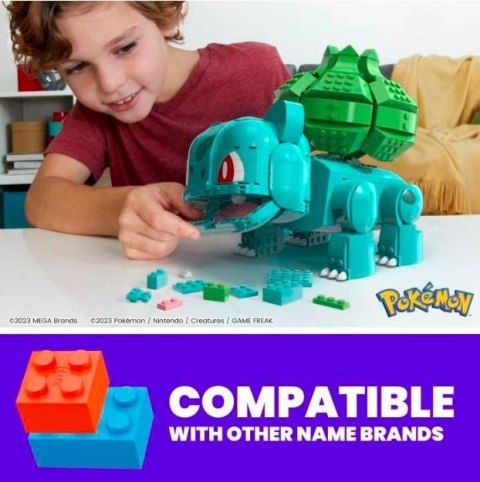 Mega Bloks Klocki MEGA Pokemon Duży Bulbasaur