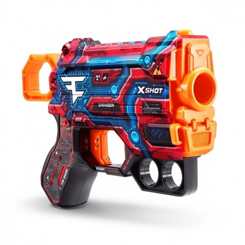 ZURU X-Shot Wyrzutnia Skins Menace Faze 4 strzałki