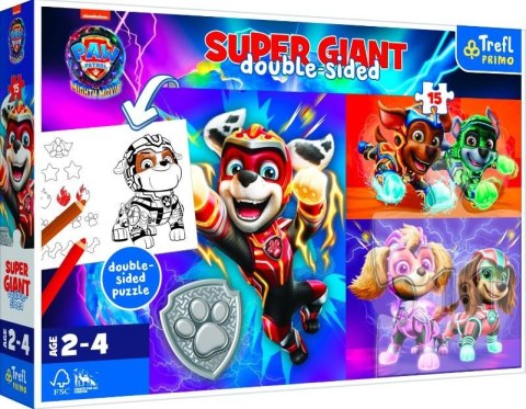 Trefl Puzzle 15 elementów GIANT Wspaniała drużyna Psi Patrol