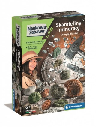 Clementoni Zestaw naukowy Skamieliny i Minerały