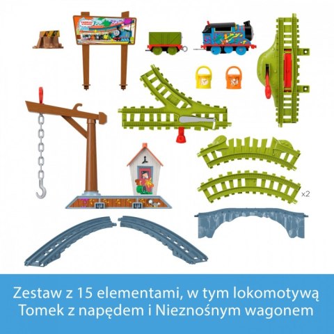 Fisher Price Kolejka Tomek i Przyjaciele Zestaw Dostawa Farby