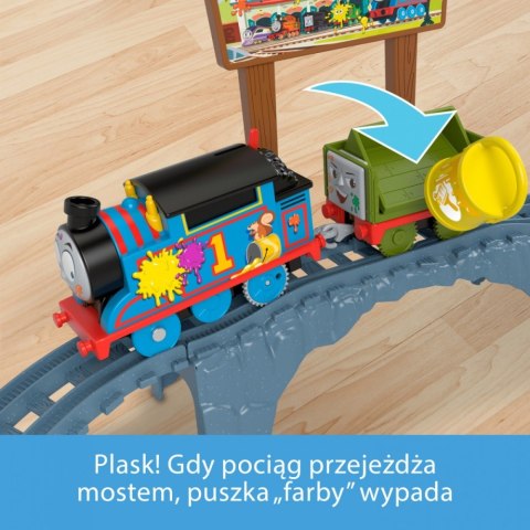 Fisher Price Kolejka Tomek i Przyjaciele Zestaw Dostawa Farby