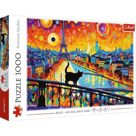 Trefl Puzzle 1000 elementów Koty w Paryżu