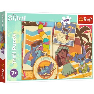 Trefl Puzzle 200 elementów Muzyczny świat Lilo i Stitch