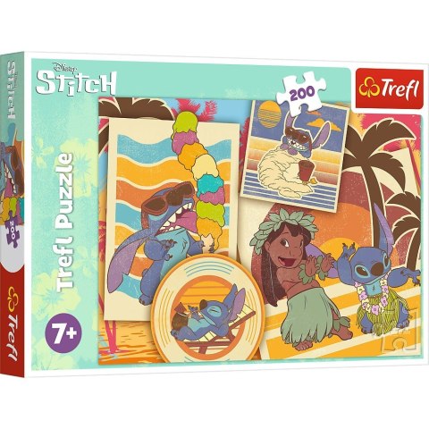 Trefl Puzzle 200 elementów Muzyczny świat Lilo i Stitch