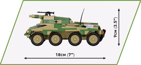 Cobi Klocki Klocki Historical Collection Sd.Kfz. 234/3 Stummel