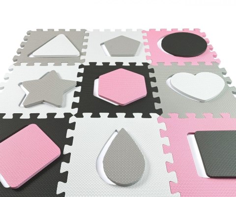 Milly Mally Mata piankowa puzzle Jolly Pink Grey