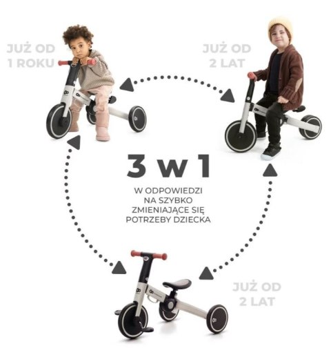 Kinderkraft Rowerek trójkołowy 4TRIKE SILVER GREY