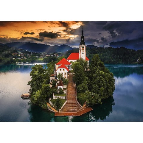 Trefl Puzzle 1000 elementów Premium Plus Jezioro Bled Słowenia