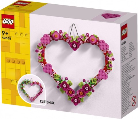 LEGO Klocki 40638 Ozdoba w kształcie serca