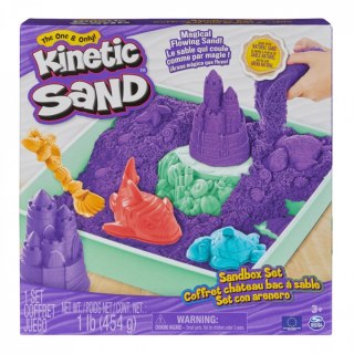 Spin Master Zestaw KINETIC SAND - Piaskownica fioletowy