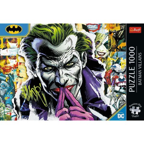 Trefl Puzzle 1000 elementów Premium Plus Joker Batman