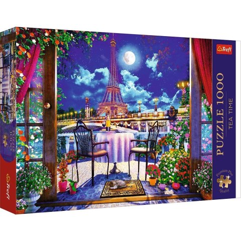 Trefl Puzzle 1000 elementów Premium Plus Paryż w blasku księżyca