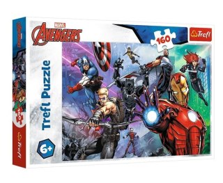 Trefl Puzzle 160 elementów Marvel Zawsze gotowi bohaterowie Avangers