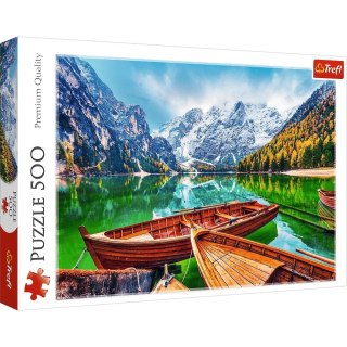 Trefl Puzzle 500 elementów Jezioro Braies Włochy