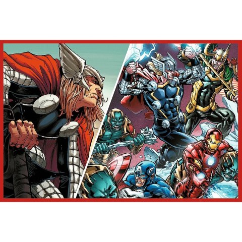 Trefl Puzzle 2x200 elementów Obrońcy świata Avengers Marvel