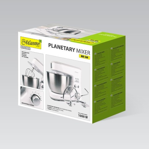 Feel-Maestro Robot planetarny z misą 4L, 1000W MR-560