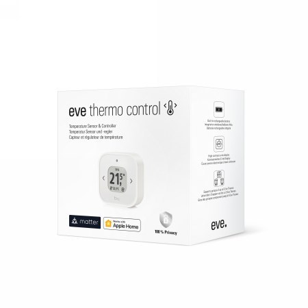 Eve Thermo Control Matter - czujnik temperatury i kontroler do Eve Thermo (kompatybilność: Apple Home)