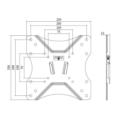 Uchwyt do TV LOGILINK BP0004 (nośność 25kg \23 - 42 cale)