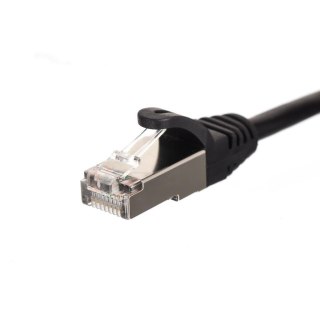 Patchcord RJ45, kat. 6 FTP F/UTP, 5m, Netrack, czarny