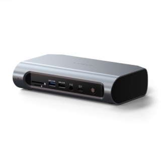 Satechi Thunderbolt 4 Multimedia Pro Dock - stacja dokująca (2x DisplayPort 1.4, 2x HDMI 2.1, 7x USB, 3,5mm jack, Ethernet 2.5 G