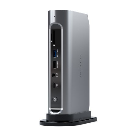 Satechi Thunderbolt 4 Multimedia Pro Dock - stacja dokująca (2x DisplayPort 1.4, 2x HDMI 2.1, 7x USB, 3,5mm jack, Ethernet 2.5 G