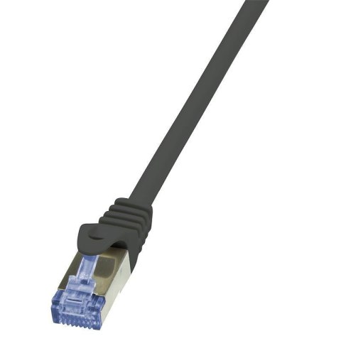 LOGILINK S/FTP Cat.6a 10 m Czarny 10 Patchcord