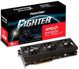 Karta graficzna POWERCOLOR Radeon RX 7800 XT Fighter 16 GB GDDR6 (RX7800XT 16G-F/OC)