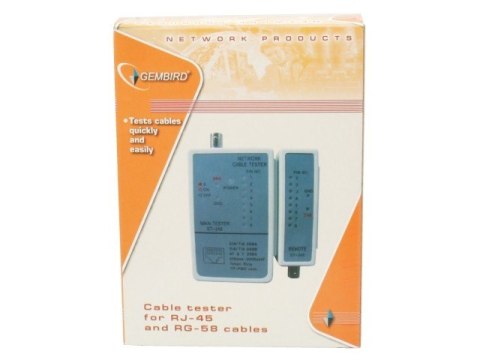 Tester diodowy kabli RJ45, RG-58