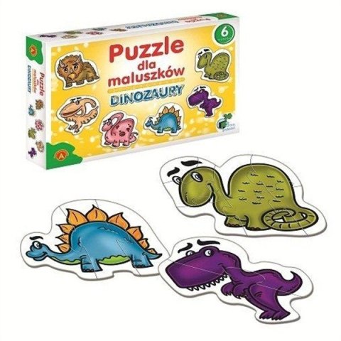 Alexander Puzzle dla Maluszków - Dinozaury 27 elementów